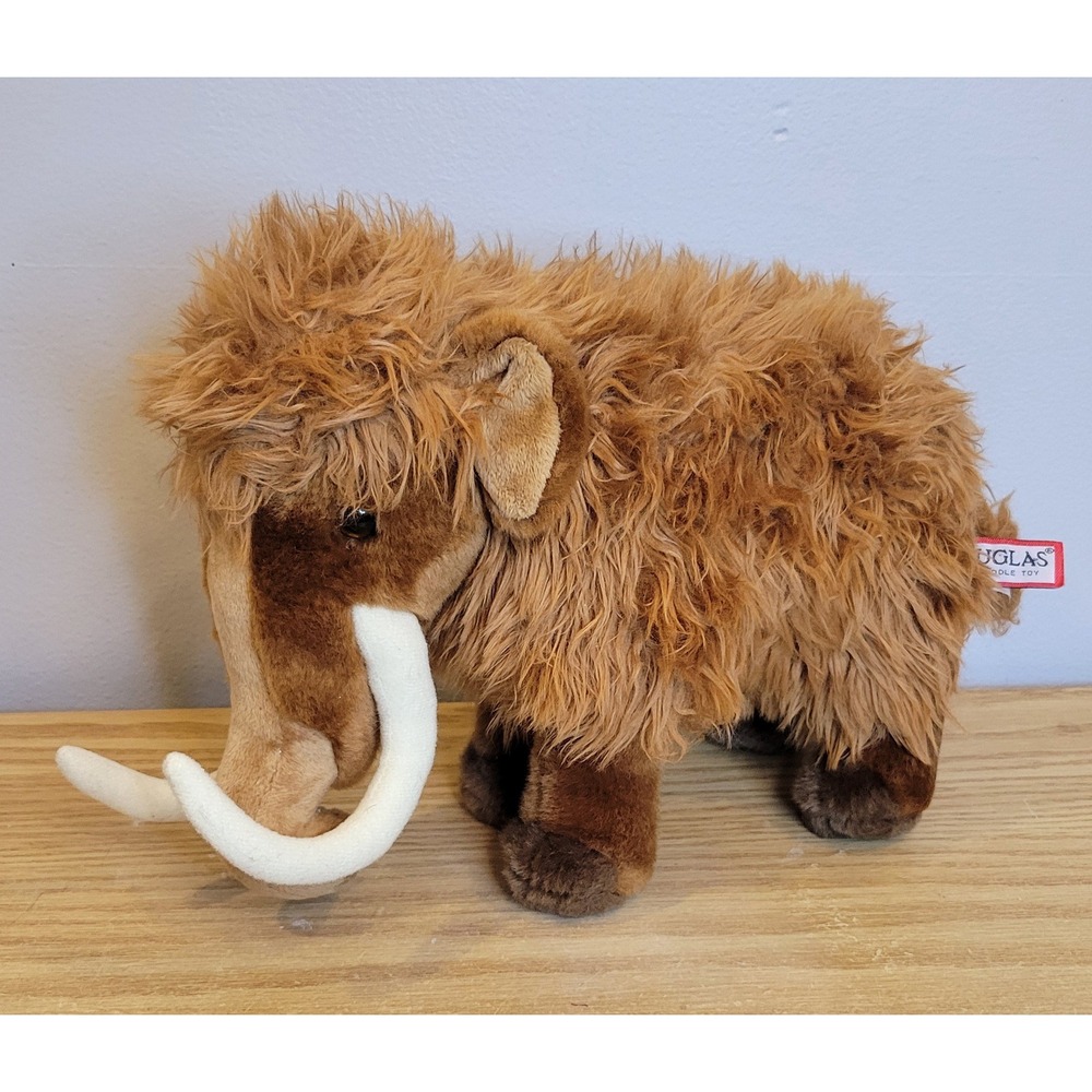 Douglas Cuddle Toys Tundra Woolly Mammoth Plush 14 Inch Large Stuffed Animal